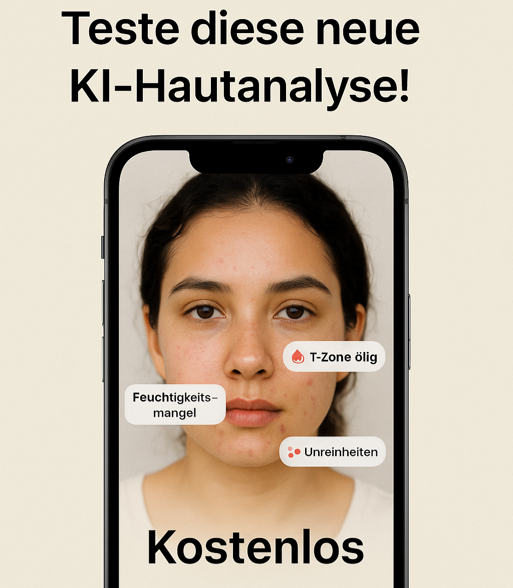 KI-Hautanalyse Beispiel - Teste diese neue KI-Hautanalyse kostenlos
